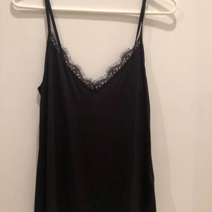 NWT Ted Baker Black Jersey Lace Cami size 1